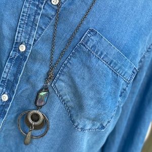 Handmade message necklace